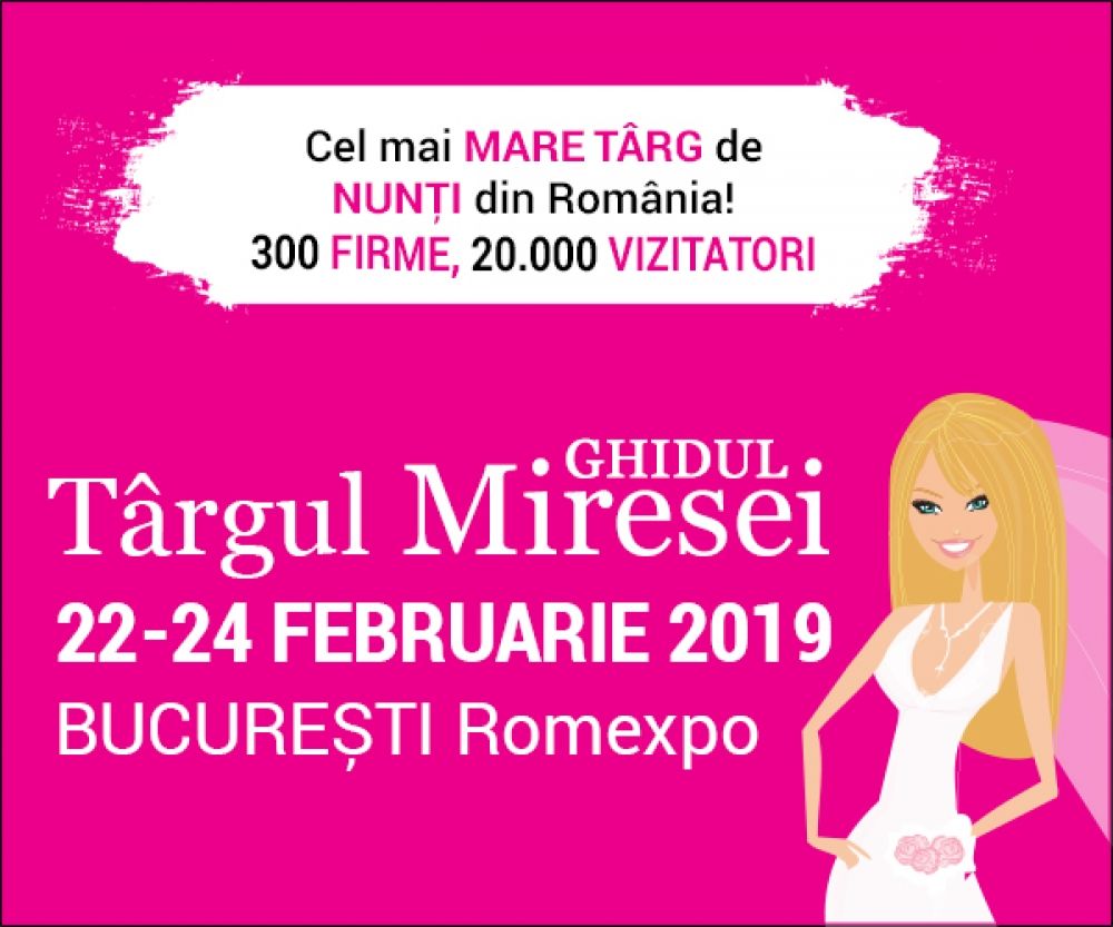 Targul Ghidul Miresei 22-24 Februarie 2019